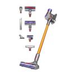 Беспроводной вертикальный пылесос Dyson V8 Absolute («Никель»/Жёлтый | Nickel/Yellow) (SV25) (2021)