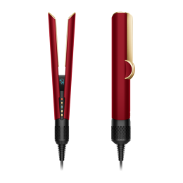 Выпрямитель для волос Dyson Airstrait HT01 Gift Edition (Red Velvet/Gold) (2024)                  Подходит для волос средней длины и длинных волос любого типа (прямых, волнистых и кудрявых)